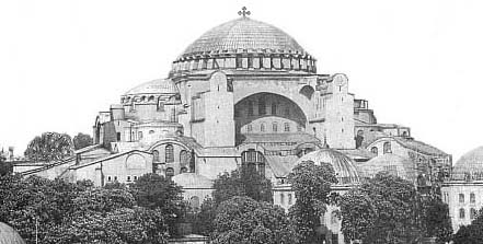Hagia Sophia in Constantinople in pristine unadulterated form.